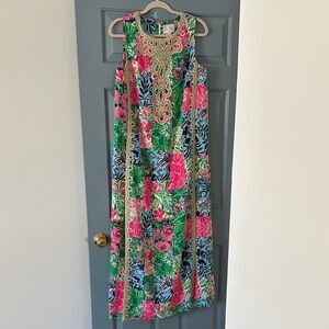 NWT Lilly Pulitzer - Floral Patchwork Sleeveless Maxi Dress
